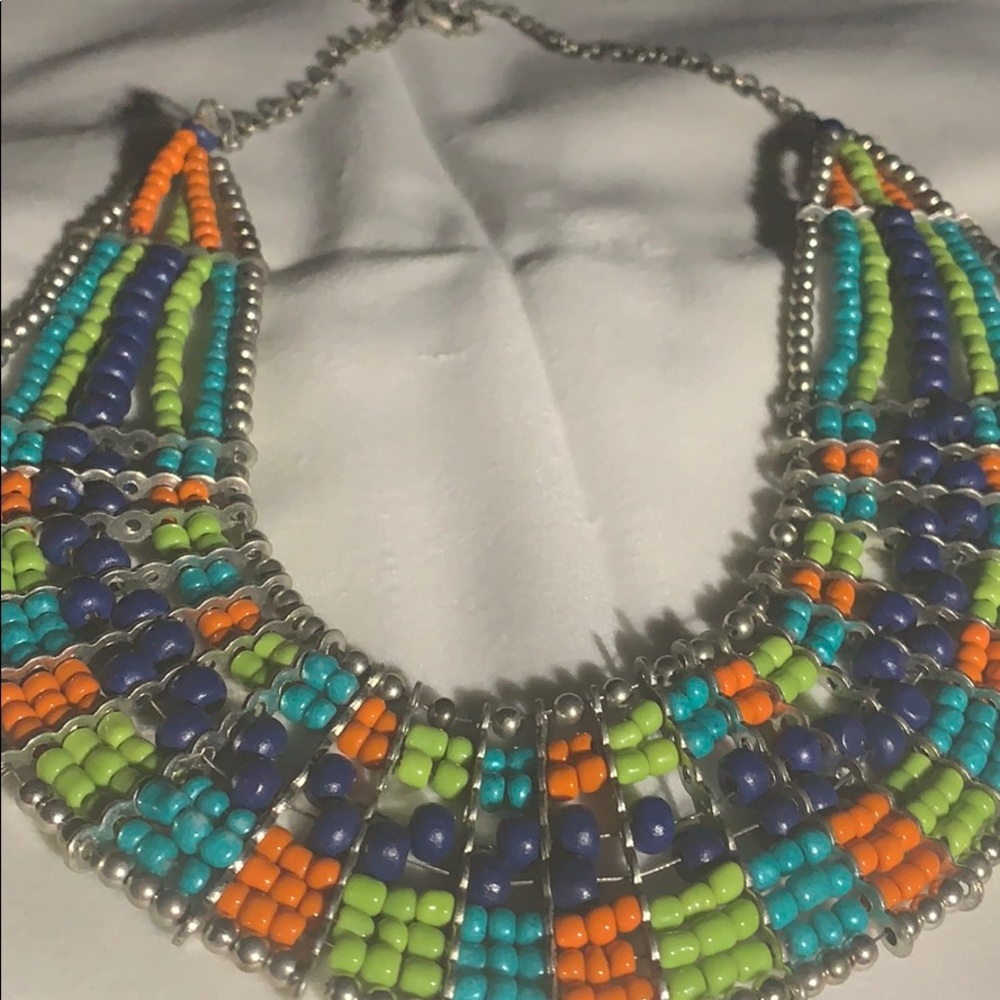 Multiple color turquoise necklace